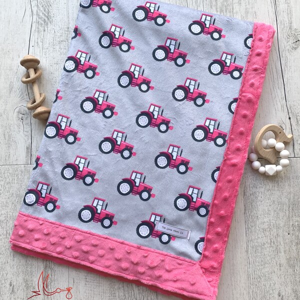 Tractor Blanket Etsy