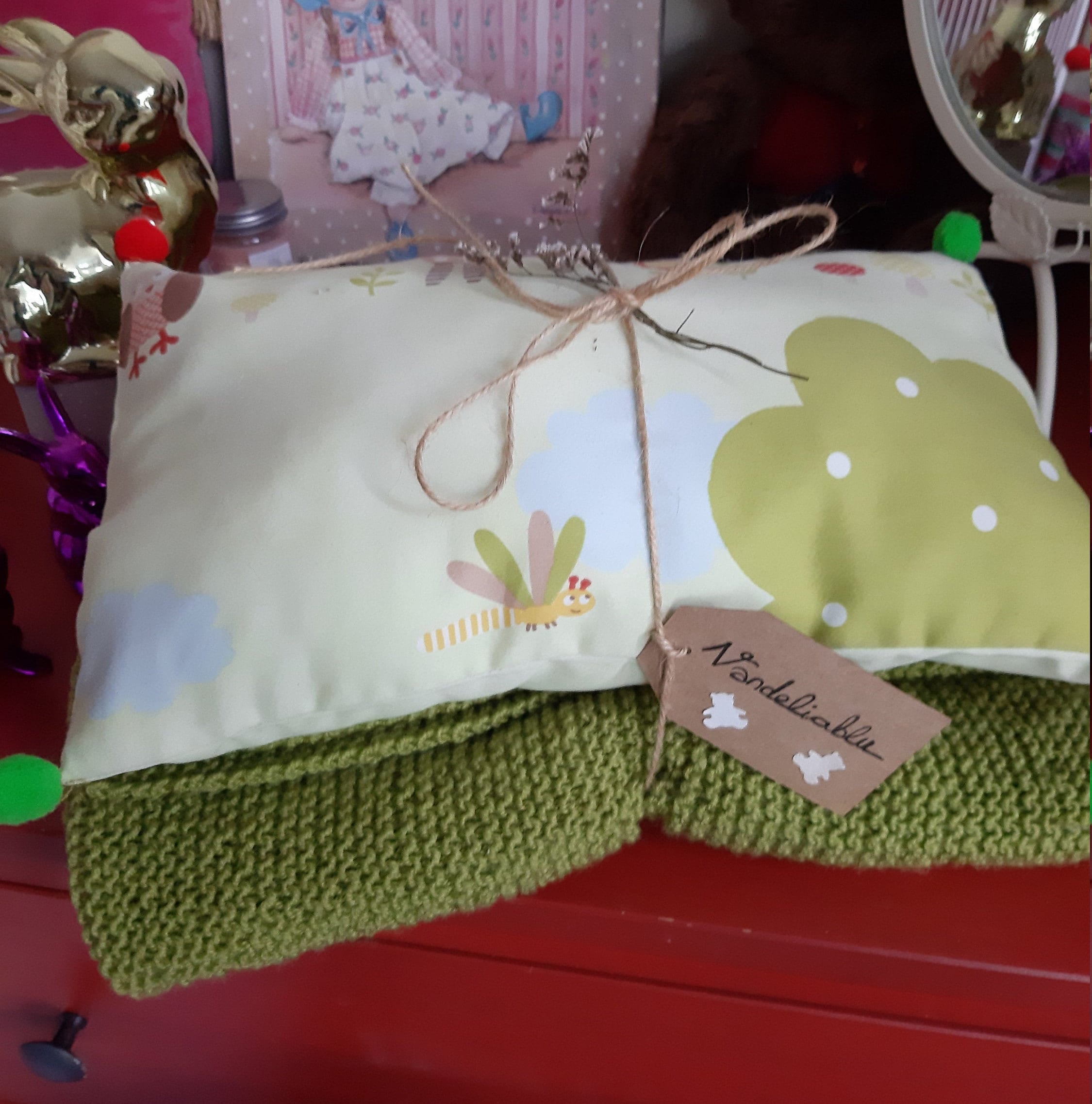 Baby Blanket&pillow Set Etsy