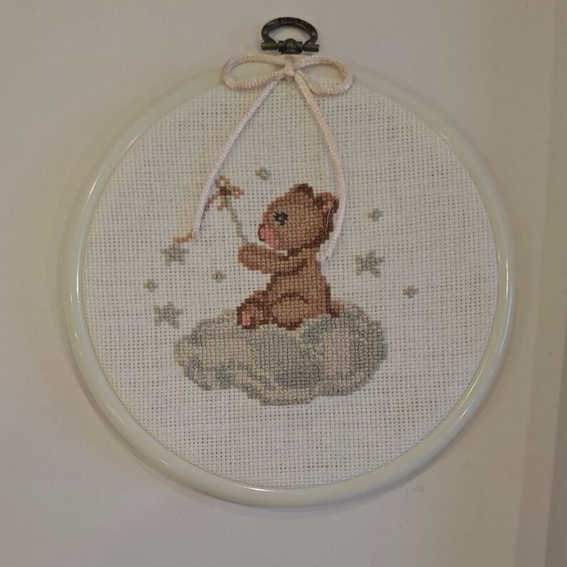 Nursery Room Hand Embroidered Wall Decor - Etsy - Hand-Embroidered Textile Wall Decor For Nursery