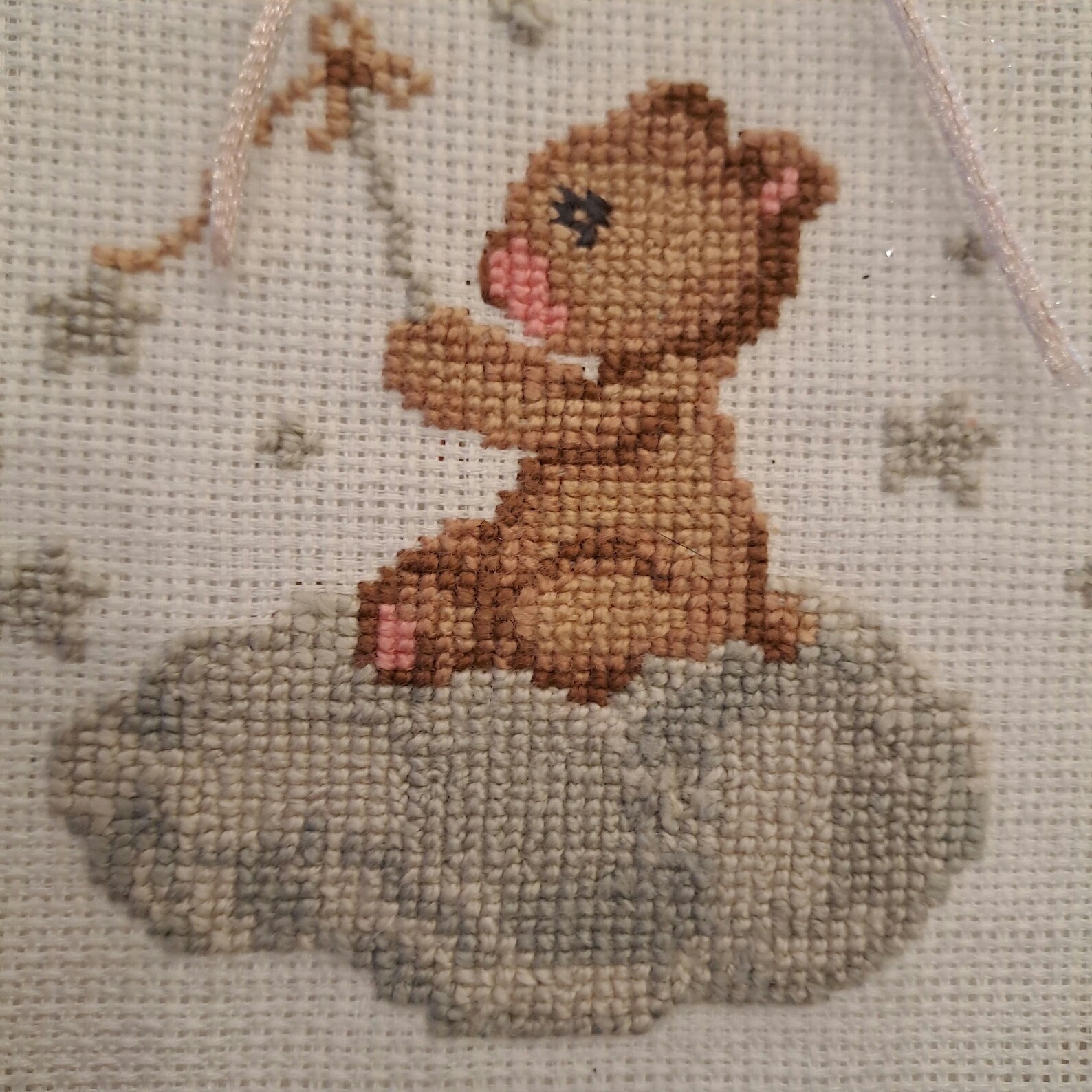 Snapshot of Hand-Embroidered Textile Wall Decor For Nursery