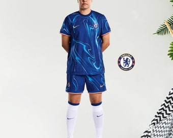Chelsea Wall Sticker -  Kerr 24/25 Player Wall Decal + CFC Football Decals