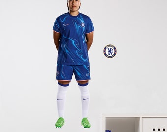 Chelsea Wall Sticker - Lauren James 24/25 Player Wall Decal + CFC Football Decals