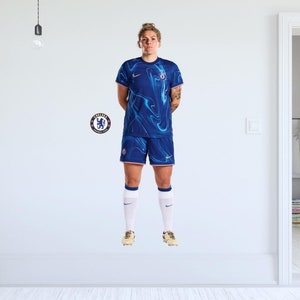 Chelsea Wall Sticker -  Bright 24/25 Player Wall Decal + CFC Football Decals