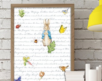 Impresión oficial de Peter Rabbit - Story Time Wall Art Print