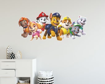 Paw Patrol Wall Sticker - Group Wall Decal