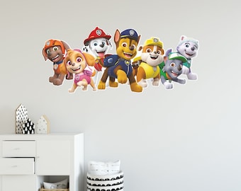 Paw Patrol Wall Sticker - Group Wall Decal