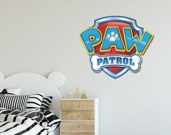 Paw Patrol Wall Sticker - Logo Wall Decal