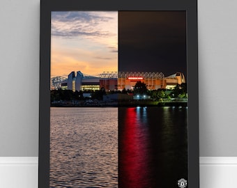 Official Manchester United Print - Day & Night Design