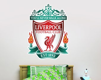 Liverpool Football Club - Crest Wall Sticker + LFC Decal Set