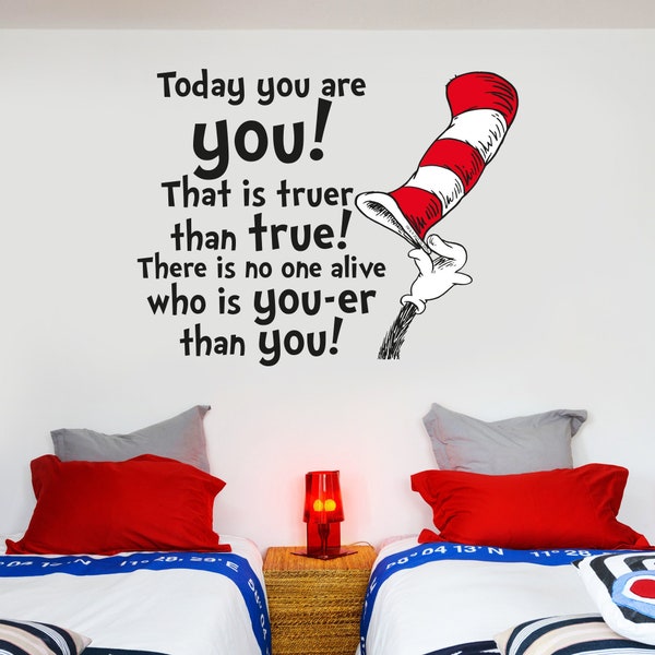 Dr Seuss Wall Decal Etsy