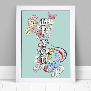 My Little Pony Print - Be You Print Kids Wall Art Pony Decor