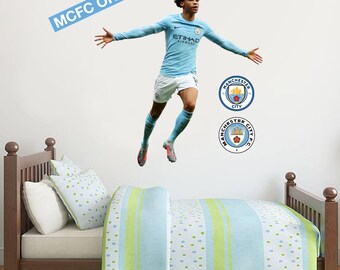 Manchester City Football Club Badge Bonus Wall Sticker Set