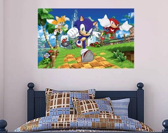 Sonic Wall Art Etsy