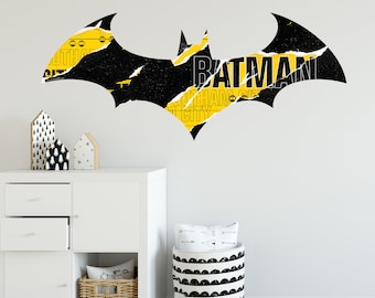 BATMAN AUTOCOLLANT MURAL chambre art mural MARVEL DESIGN EUR 19,60 - FR