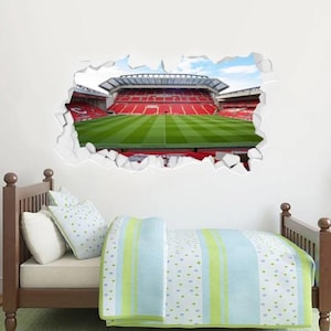 Liverpool Football Club - Anfield Stadium (The Mainstand) Broken Wall Sticker