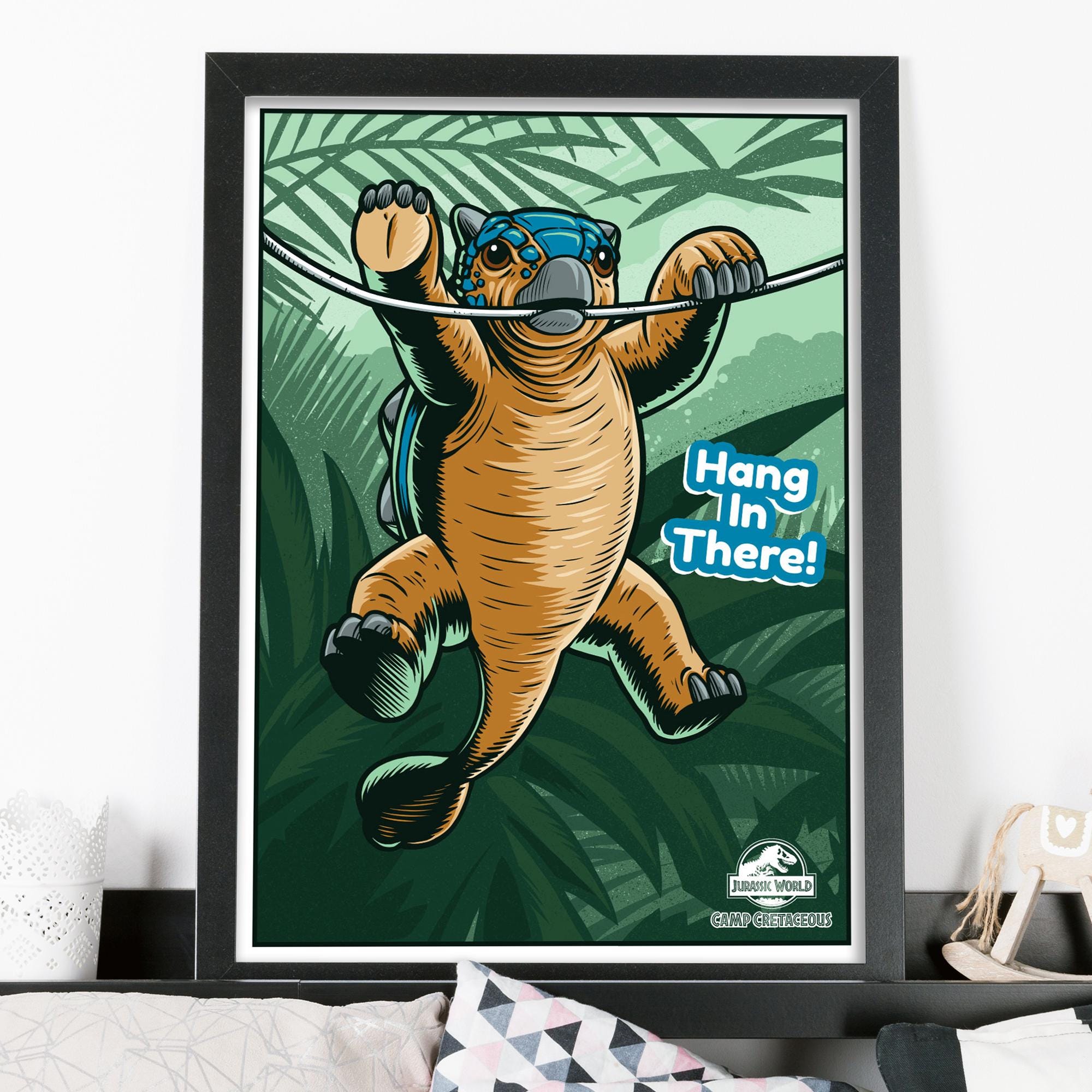 Jurassic World Camp Cretaceous Print - Bumpy Ankylosaurus Hang in