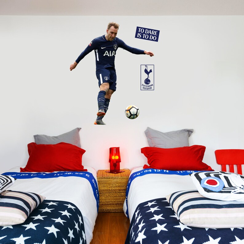 Tottenham Hotspur Fc Christian Eriksen Shooting Wall Mural Etsy