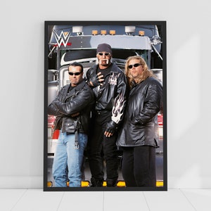 WWE Print - NWO Group Poster Wrestling Wall Art