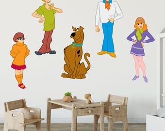 Scooby-Doo™ Wall Sticker – The Gang Decal Set Wall Art