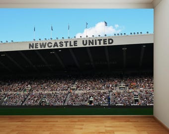 Newcastle United Football Club - Stadium Stand with Crowd Full Wall Mural
