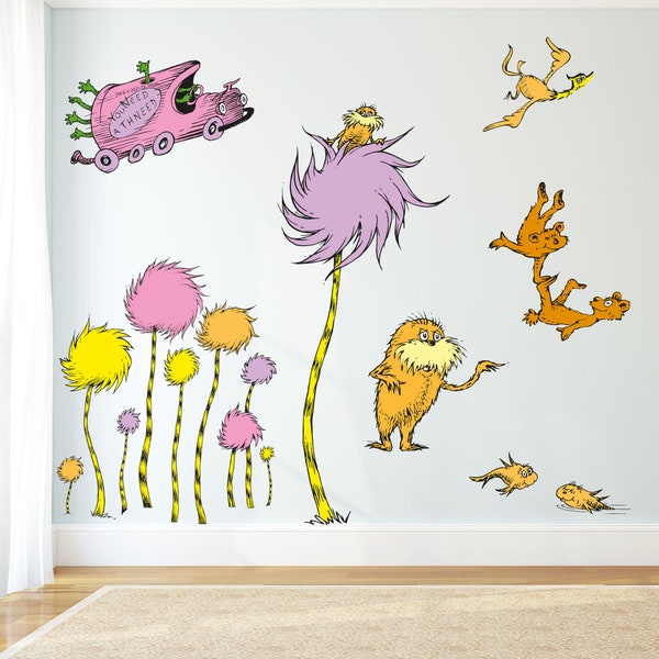 Dr Seuss Wall Decal Etsy