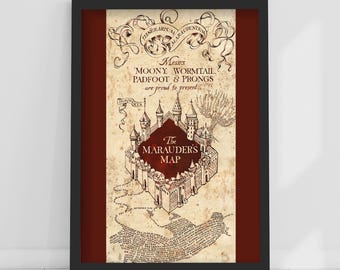 HARRY POTTER™ Print - Marauders Map Cover Poster Wandkunst
