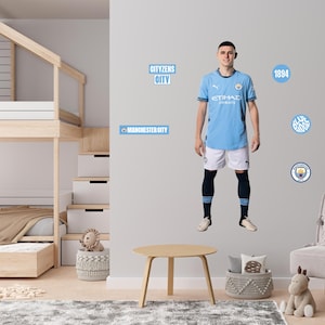 Sticker mural officiel Manchester City - Sticker Phil Foden 24/25 joueurs
