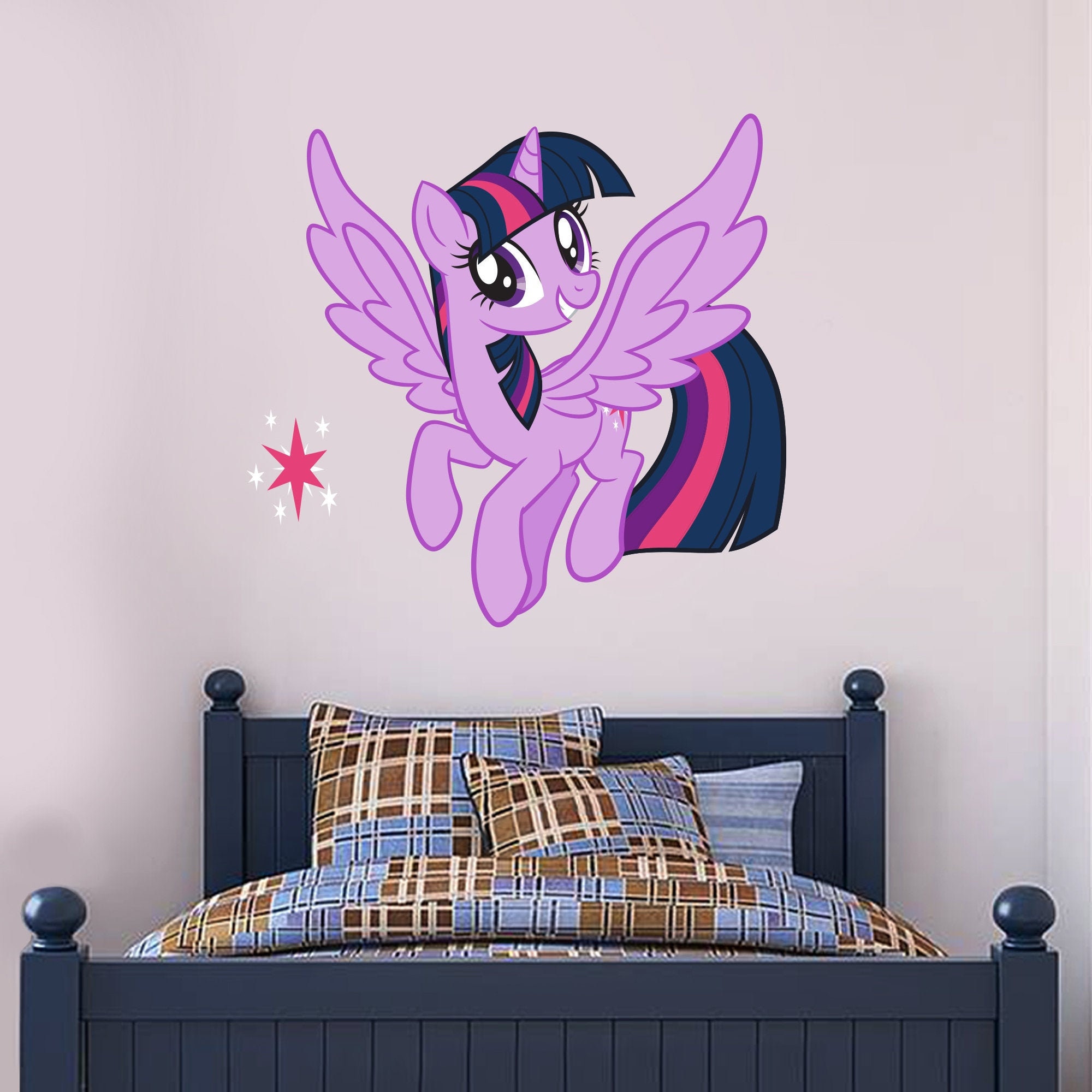 My Little Pony Characters Wall Decals With Glitter – US Wall Decor