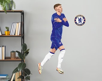 Adhesivo de pared con ilustración del Chelsea Football Club - Cole Palmer 24-25