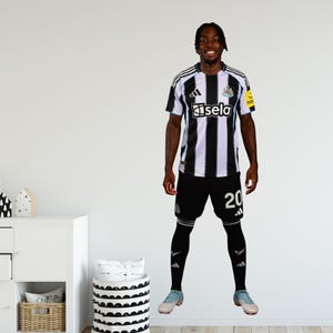 Newcastle United Wall Sticker - Elanga 25/26 Player Wall Decal Football Art image 1