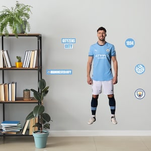 Official Manchester City Wall Sticker - Ruben Dias 24/25 Player Wall Decal