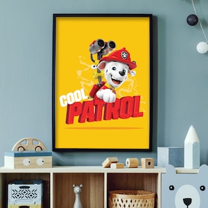 Impresión de la Patrulla Canina - Marshall Cool Patrol Poster Wall Art