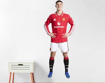 Manchester United FC Wall Sticker - Benjamin Sesko 26/27 Player + MUFC Decals