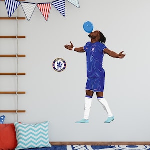 Chelsea Football Club - Nkunku 24-25 Illustration Wall Sticker
