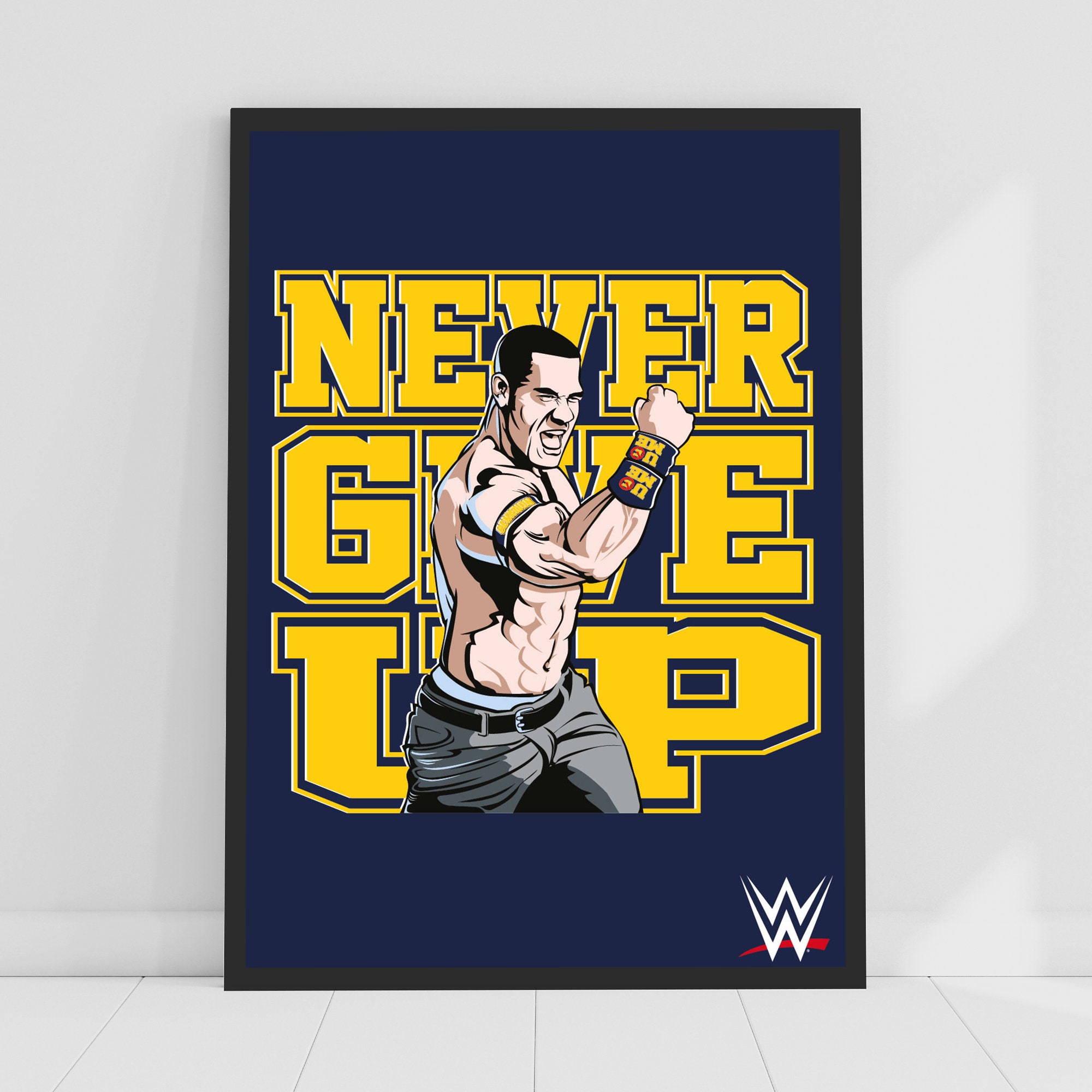 WWE プリント - ジョン・シナ ネバー・ギブアップ ポスター