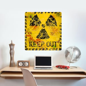 Warning Sign Wall Sticker - Keep Out Decal Wall Art