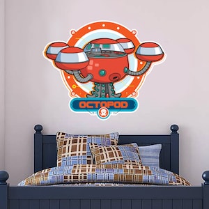 Official Octonauts Octopod Wall Sticker Mural - Vinyl Decal OCT020