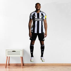Newcastle United Wall Sticker - Joelinton 25/26 Player Wall Decal Football Art image 1