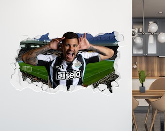 Newcastle United Football Club - Bruno G 25/26 Broken Wall Sticker