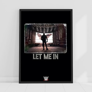 WWE Print - Bray Wyatt Let Me In Wings Poster Wrestling Wall Art