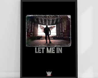 WWE Print - Bray Wyatt Let Me In Wings Poster Wrestling Wall Art