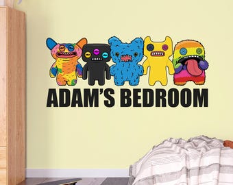 Fuggler Wall Sticker - Fugglers Group Personalised Text Decal Wall Art