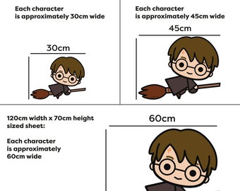 Harry Potter Schmuck – Bunte Cartoon-Anhänger, Offiziell Lizenziert, Einheitsgröße