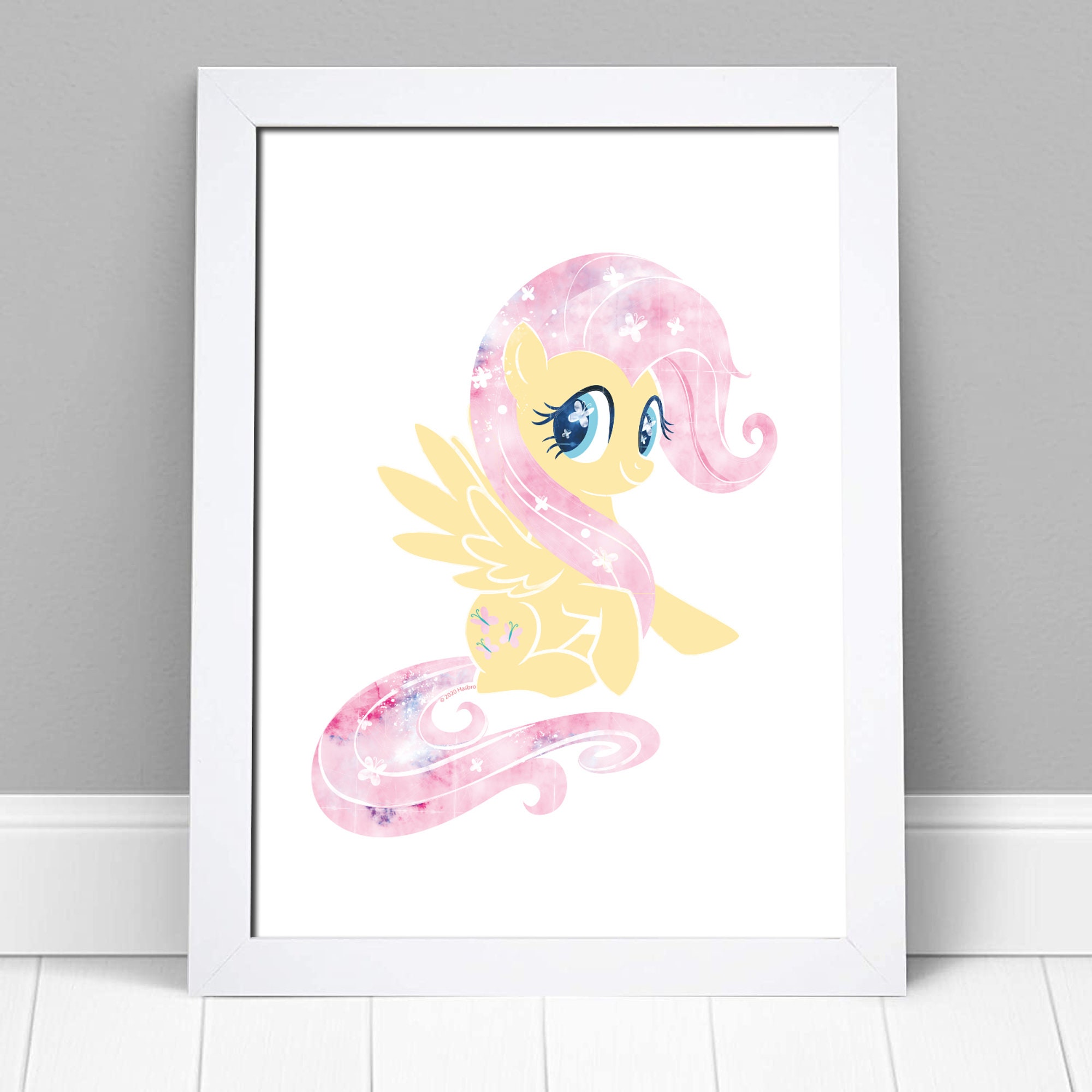 My little Pony マイリトルポニー ベビーミラー ウォールデコ マイリトルポニープリント - フラッターシャイプリント キッズウォール