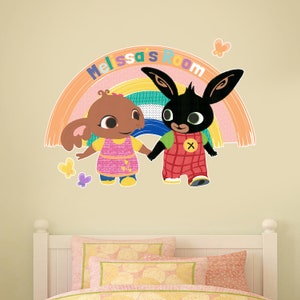 Bing Wall Sticker Bing Bunny Characters Colour Shapes Wall Decals Kids Art  -  Norway