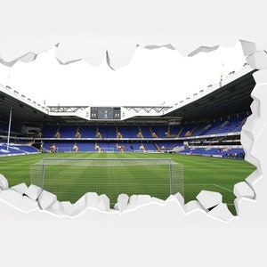 Tottenham Hotspur Football Club - Smashed Stadium Shot Behind The Net Mural