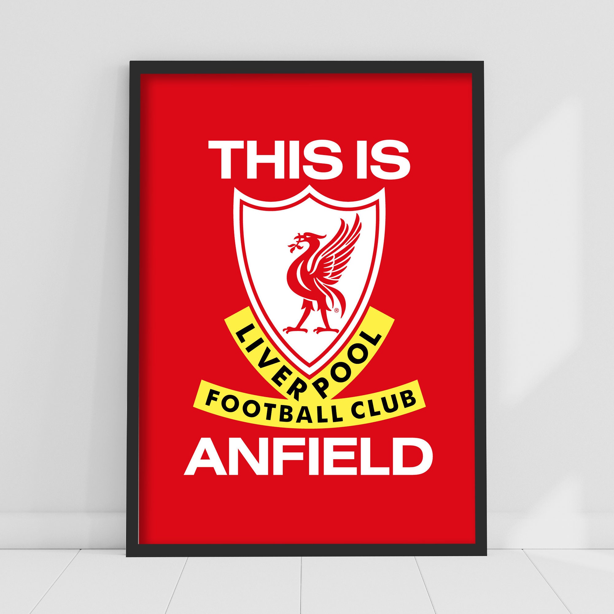 Liverpool FC Print - This is Anfield Poster LFC Football Art - Etsy