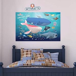 Octonauts oficial Sunlight Zone Wall Sticker Mural - Vinilo Decal OCT025