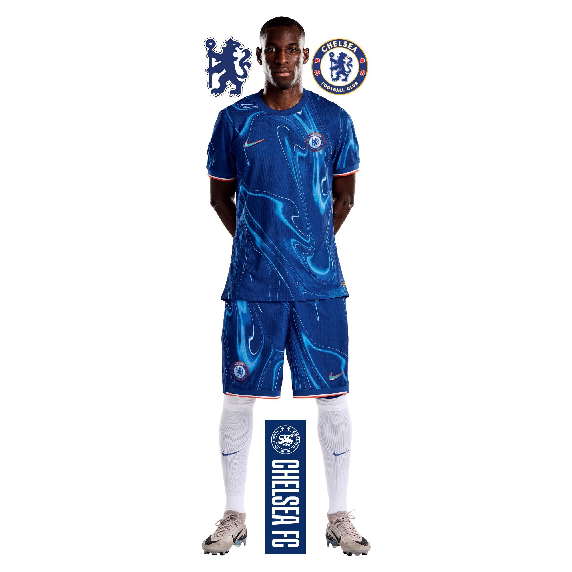 Chelsea Wall Sticker - Jackson 24/25 Player Wall Decal + CFC Football ...