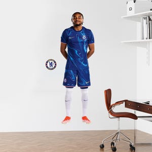 Chelsea Wall Sticker - Nkunku 24/25 Player Wall Decal + CFC Football Decals